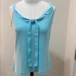 Oscar by Oscar de la Renta Aqua top